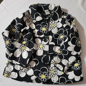 Gymboree Bee Chic NWOT Floral Jacket size Small 5-6. Located A22